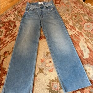 PAIGE Anessa High-Rise Wide Leg Jeans Size 26
